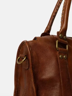 VIAMAJA Computertasker|Læder Tasker<All-around skuldertaske - Miri Big walnut