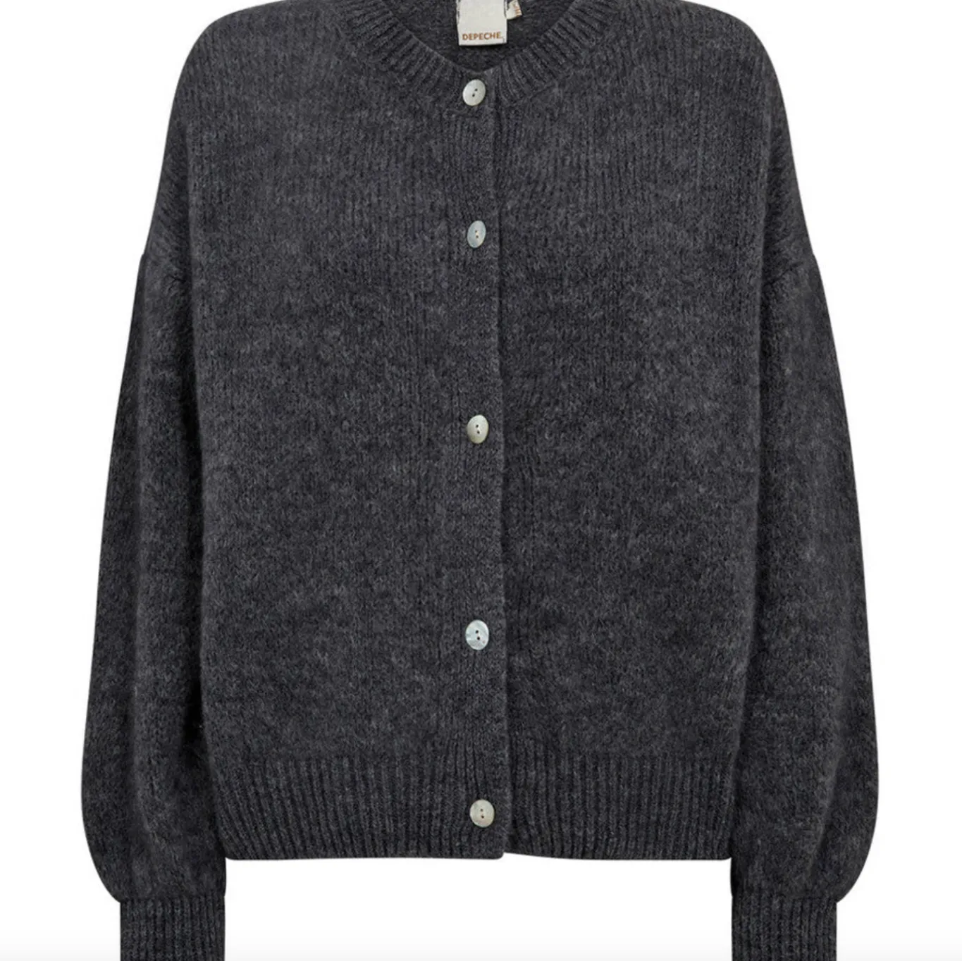 VIAMAJA Cardigans<Alpaca cardigan Depeche - Grey Melange