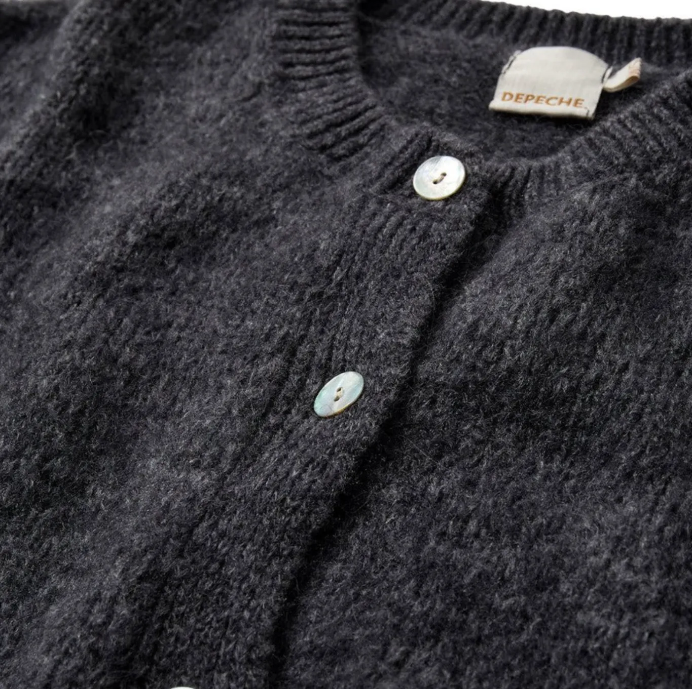 VIAMAJA Cardigans<Alpaca cardigan Depeche - Grey Melange