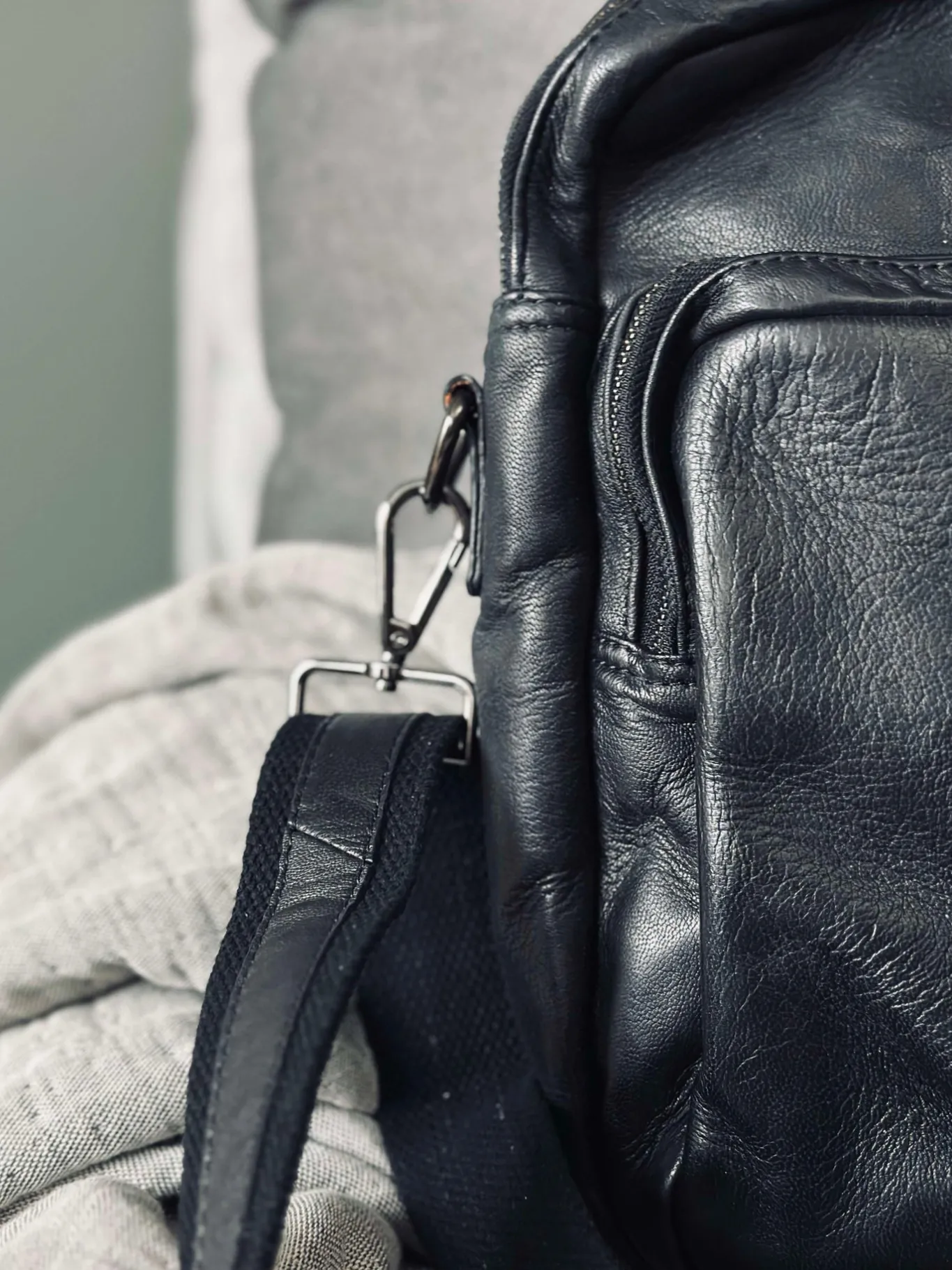 VIAMAJA Computertasker|Læder Tasker<Arbejdstaske - Black Cow leather