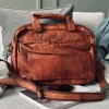 VIAMAJA Computertasker|Læder Tasker<Arbejdstaske - Cognac Cow leather