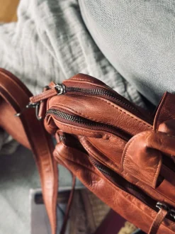 VIAMAJA Computertasker|Læder Tasker<Arbejdstaske - Cognac Cow leather