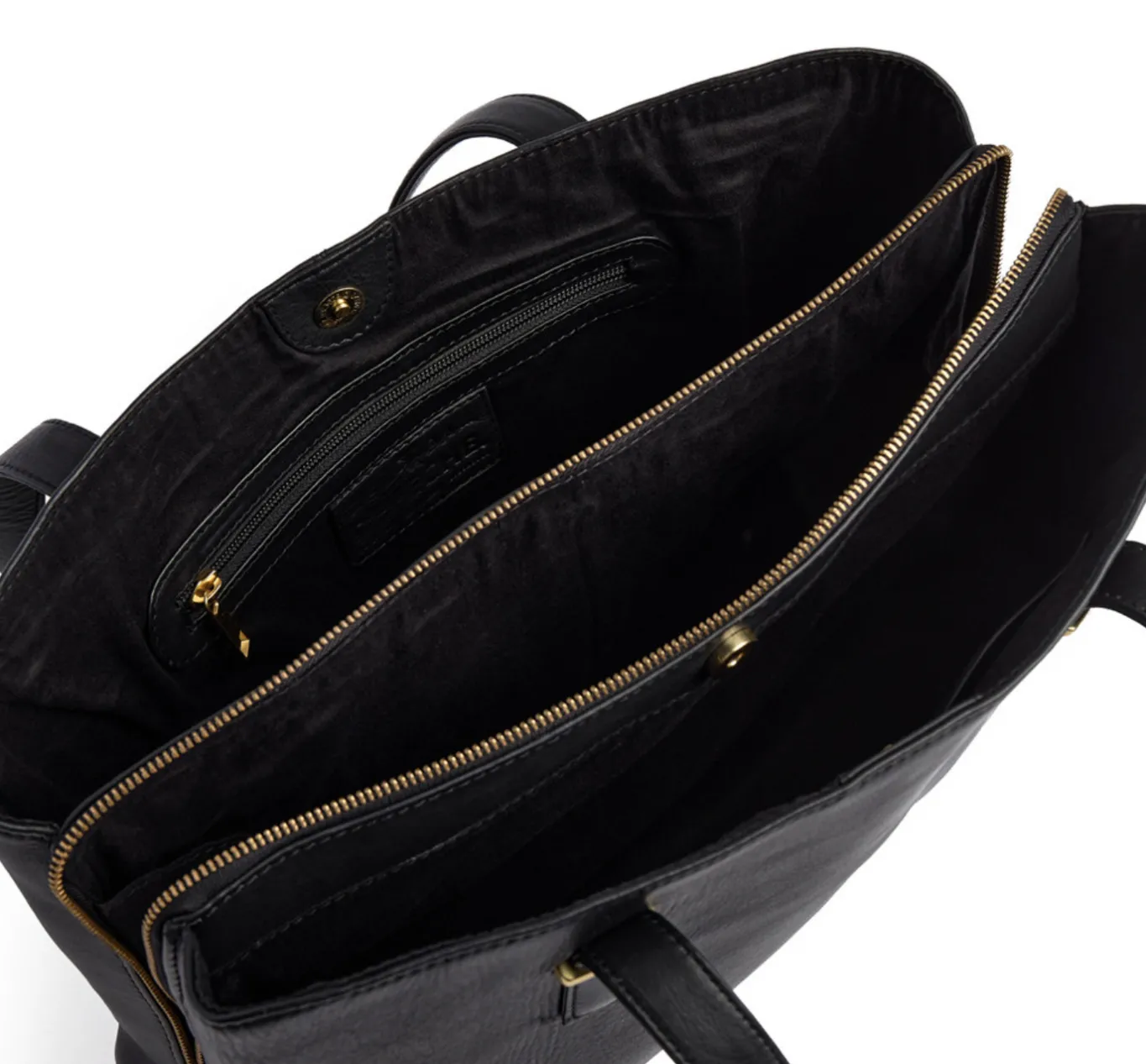VIAMAJA Computertasker|Læder Tasker<Arbejdstaske / shopper - Black leather