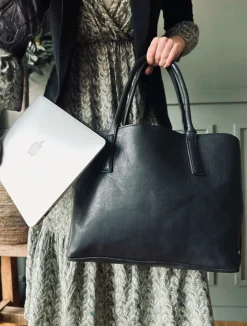 VIAMAJA Computertasker|Læder Tasker<Arbejdstaske / shopper – Soft leather