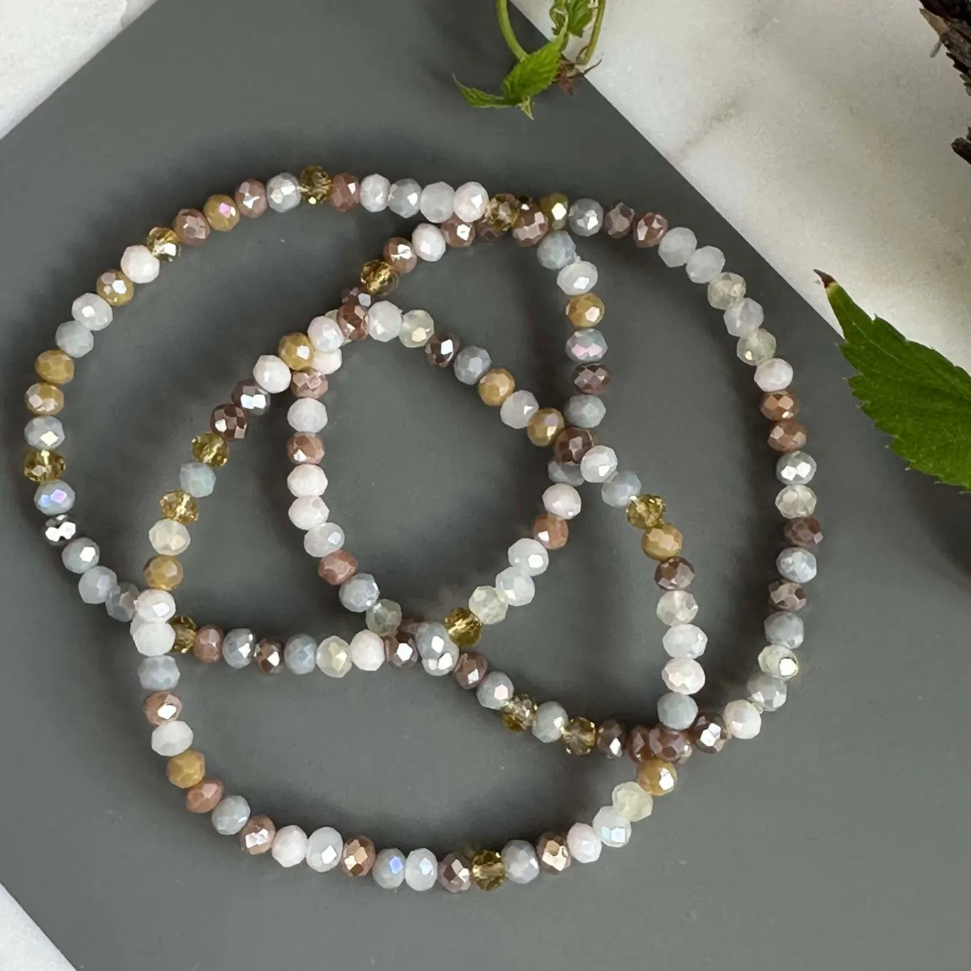 VIAMAJA Armbånd<Armbånd ANNA Nature - Sæt med 3 stk