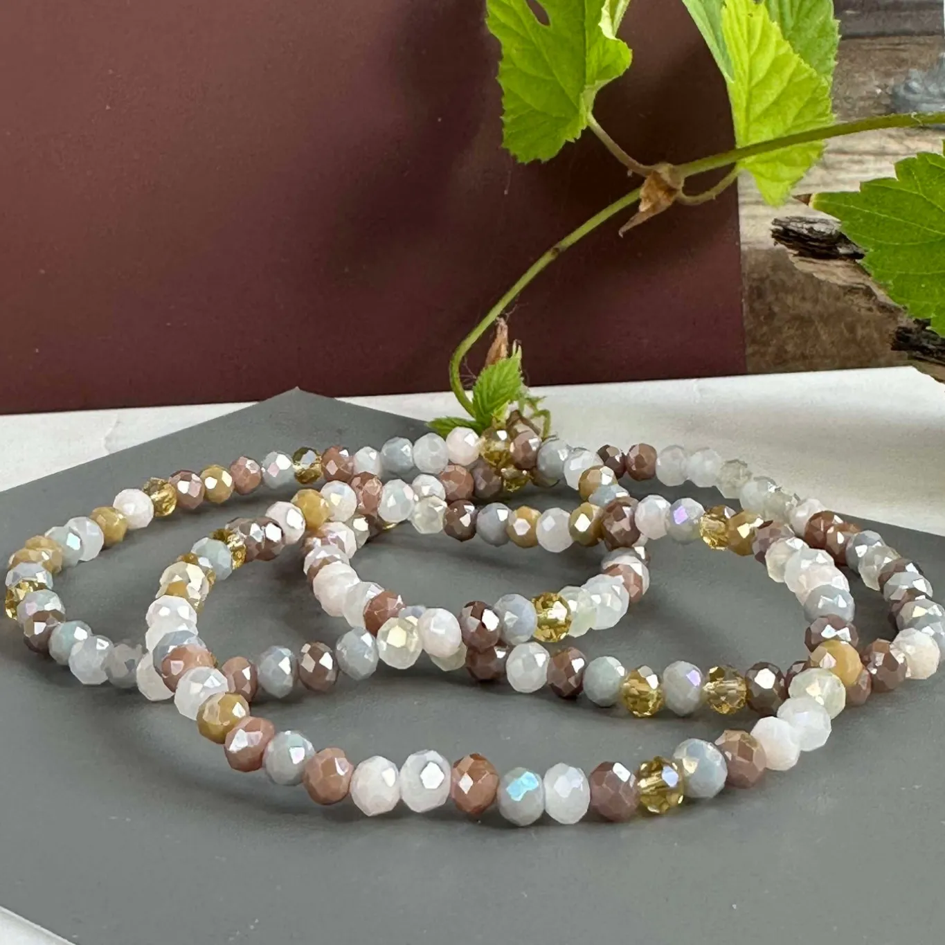 VIAMAJA Armbånd<Armbånd ANNA Nature - Sæt med 3 stk