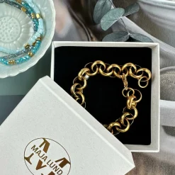 VIAMAJA Armbånd<Armbånd Caroline forgyldt