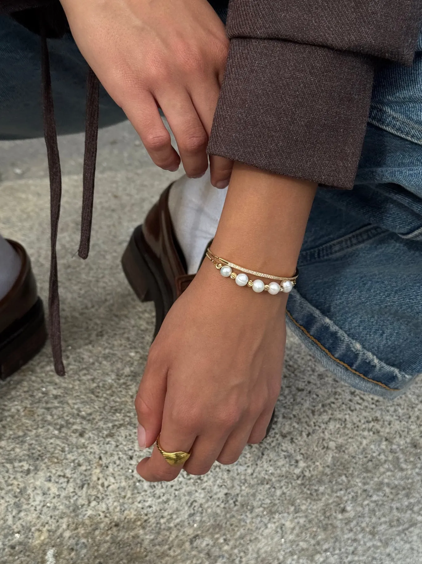 VIAMAJA Armbånd<Armbånd Casja forgyldt