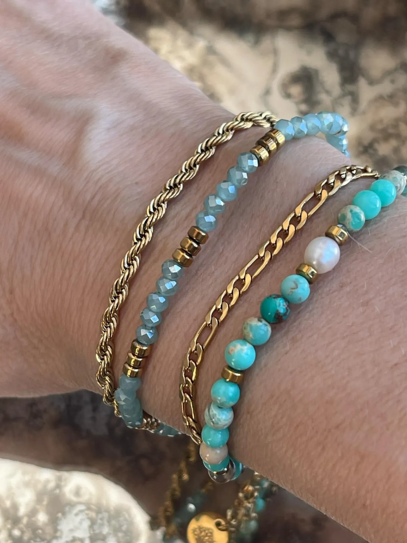 VIAMAJA Armbånd<Armbånd Erika - Sæt med 4 armbånd