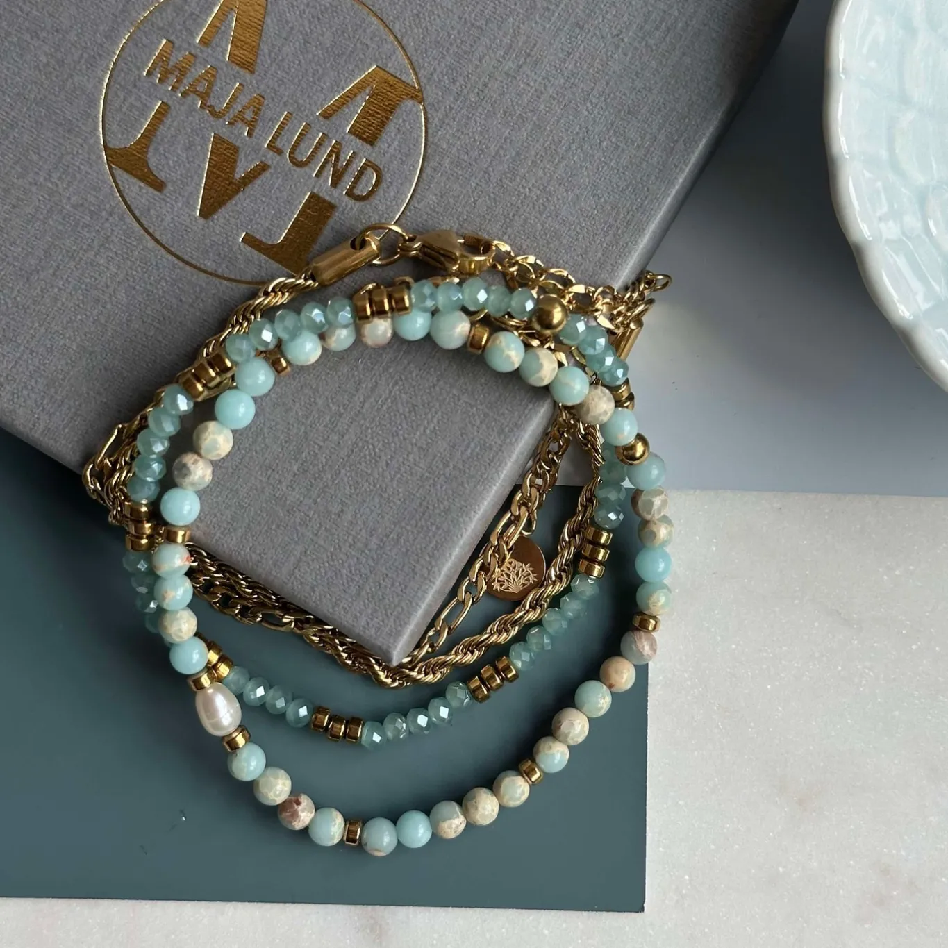 VIAMAJA Armbånd<Armbånd Erika - Sæt med 4 armbånd