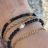VIAMAJA Armbånd<Armbånd Erika black - Sæt med 4 armbånd