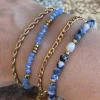 VIAMAJA Armbånd<Armbånd Erika Blue - Sæt med 4 armbånd