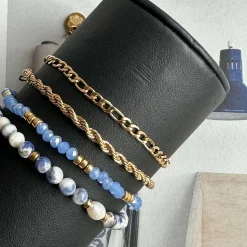 VIAMAJA Armbånd<Armbånd Erika Blue - Sæt med 4 armbånd