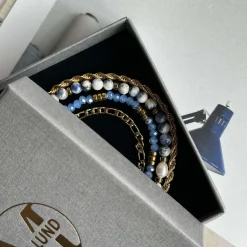VIAMAJA Armbånd<Armbånd Erika Blue - Sæt med 4 armbånd