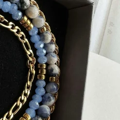 VIAMAJA Armbånd<Armbånd Erika Blue - Sæt med 4 armbånd