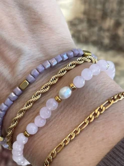 VIAMAJA Armbånd<Armbånd Erika lavendel - Sæt med 4 armbånd