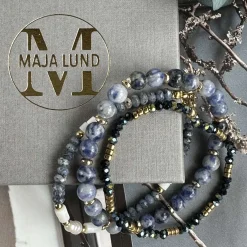 VIAMAJA Armbånd<Armbånd GISELE Blue mix – Sæt med 3 stk