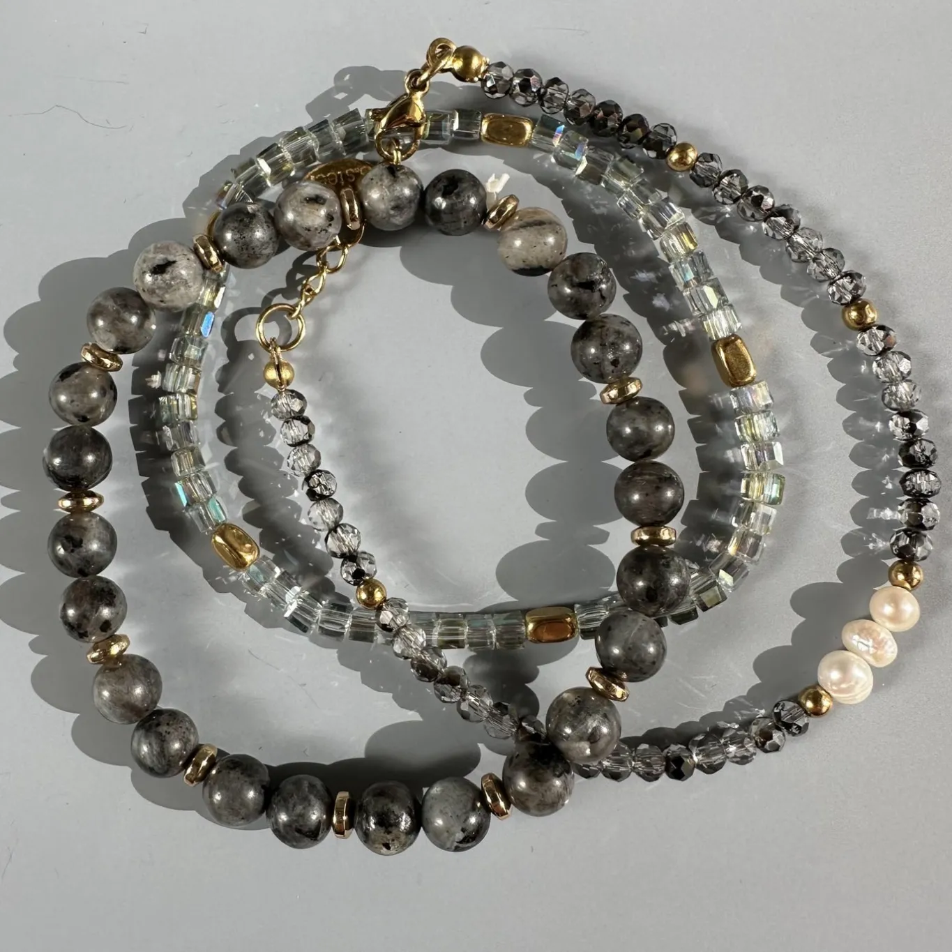 VIAMAJA Armbånd<Armbånd GISELE grey – Sæt med 3 stk