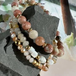 VIAMAJA Armbånd<Armbånd GISELE Natur- Sæt med 3 stk