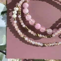 VIAMAJA Armbånd<Armbånd GISELE Rose – Sæt med 3 stk
