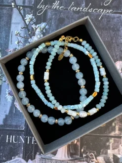 VIAMAJA Armbånd<Armbånd GISELE Skyblue – Sæt med 3 stk
