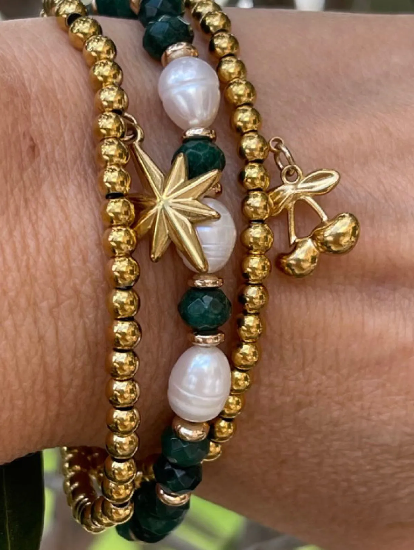 VIAMAJA Armbånd<Armbånd Juliane - Emerald