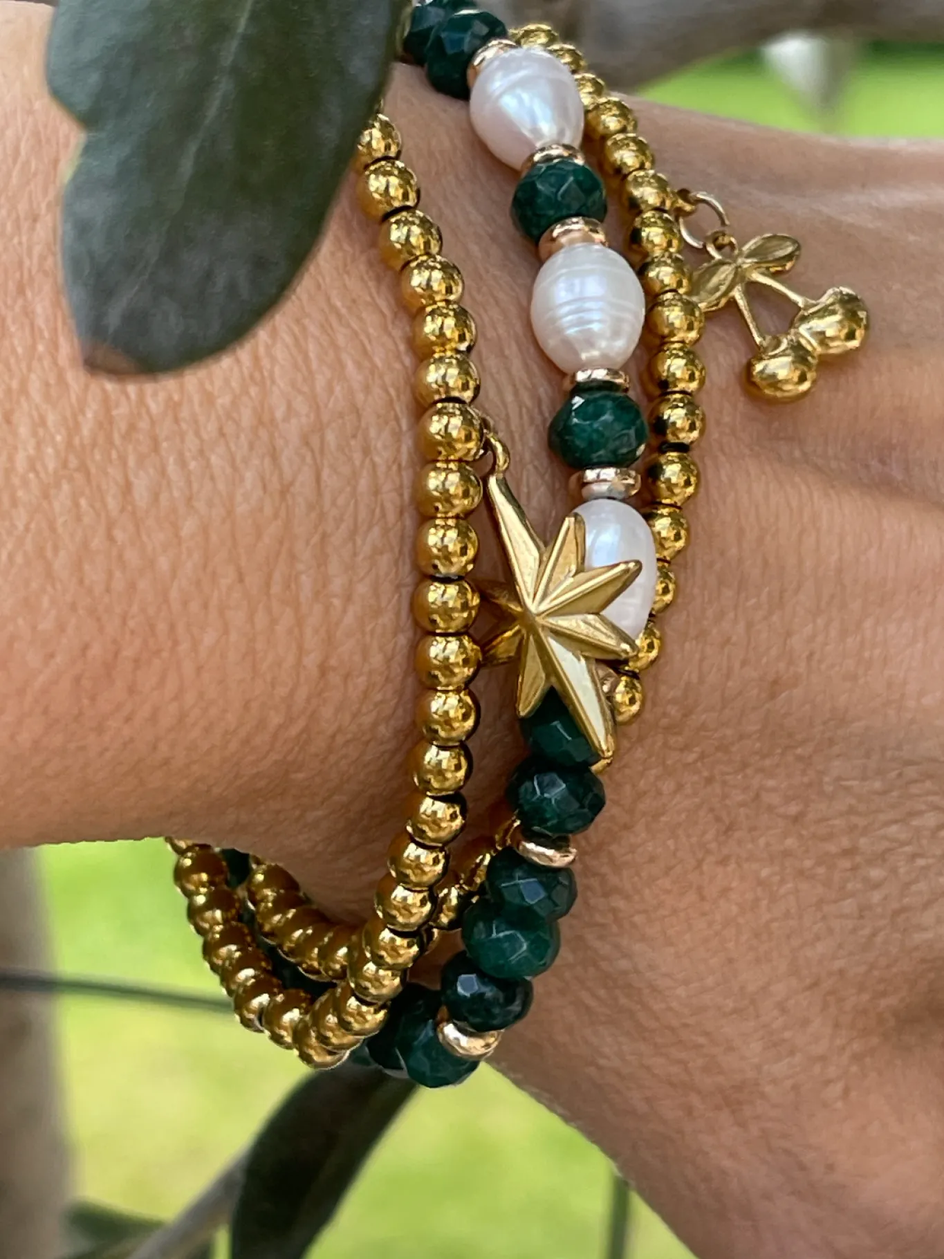 VIAMAJA Armbånd<Armbånd Juliane - Emerald