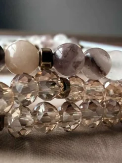 VIAMAJA Armbånd<Armbånd Leah Blush/Natur – Sæt med 3 stk