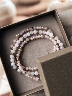 VIAMAJA Armbånd<Armbånd Leah Soft Rose – Sæt med 3 stk