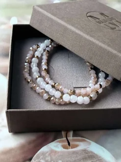 VIAMAJA Armbånd<Armbånd Leah Soft Rose – Sæt med 3 stk