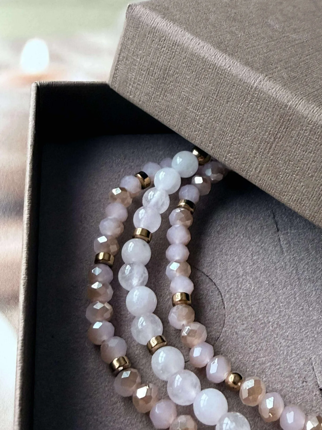VIAMAJA Armbånd<Armbånd Leah Soft Rose – Sæt med 3 stk