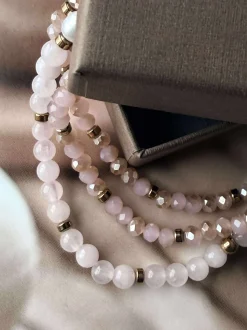 VIAMAJA Armbånd<Armbånd Leah Soft Rose – Sæt med 3 stk
