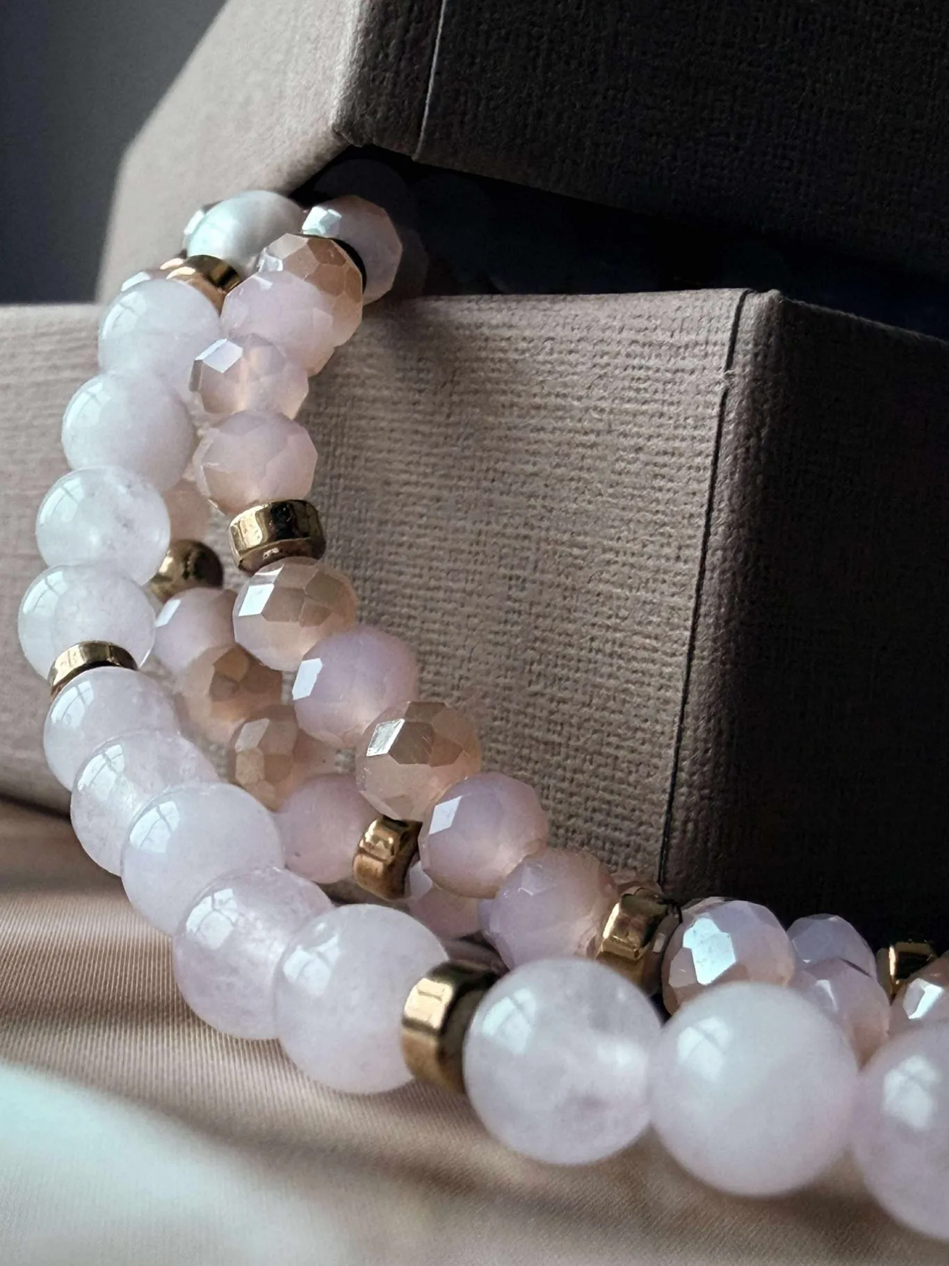 VIAMAJA Armbånd<Armbånd Leah Soft Rose – Sæt med 3 stk