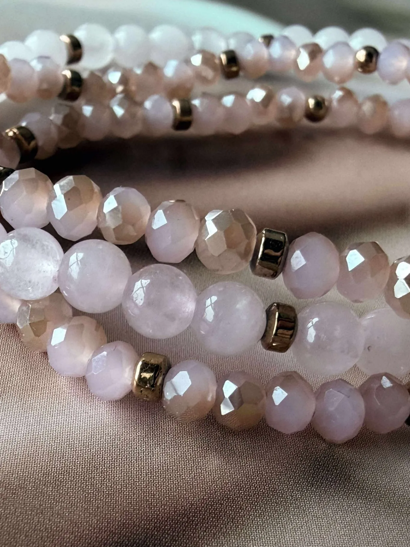 VIAMAJA Armbånd<Armbånd Leah Soft Rose – Sæt med 3 stk