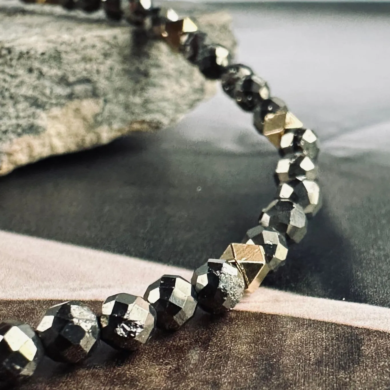 VIAMAJA Armbånd|Vandfaste Smykker<Armbånd Liv Pyrit