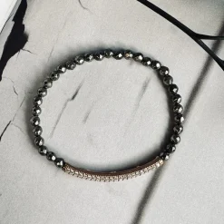 VIAMAJA Armbånd<Armbånd Maja PYRIT m. forgyldt sterling silver