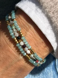 VIAMAJA Armbånd|Vandfaste Smykker<Armbånd Marika Aqua- Sæt med 3 stk