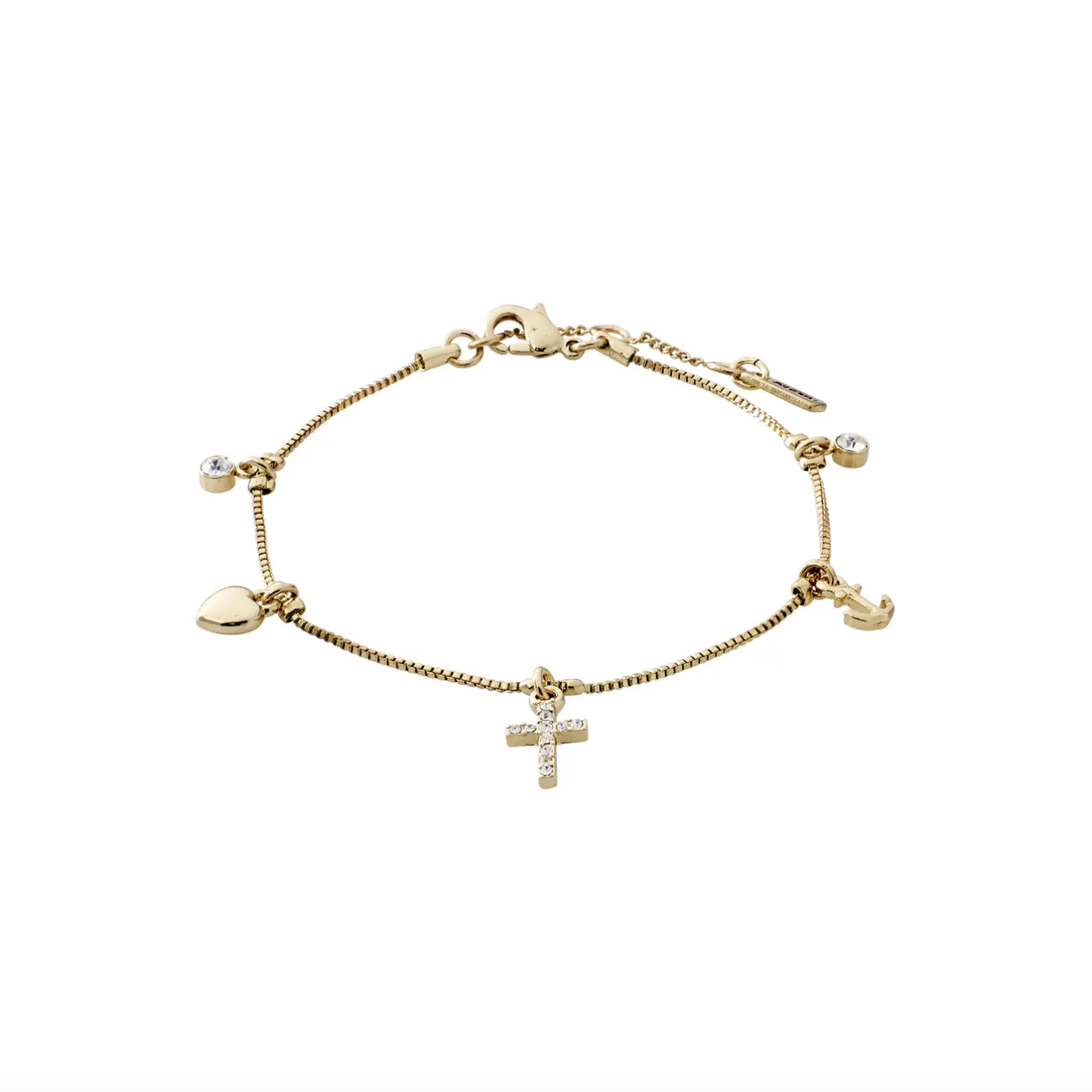 VIAMAJA Armbånd|Til Konfirmanden<Armbånd med vedhæng - forgyldt