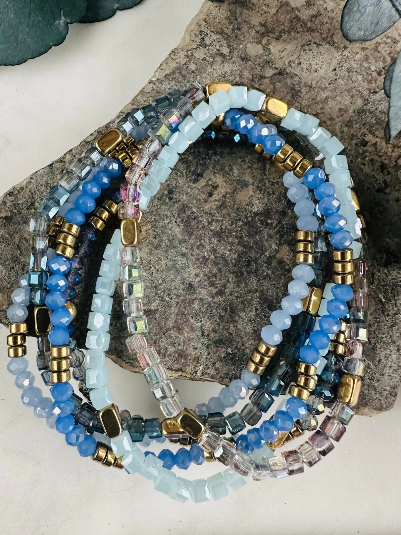 VIAMAJA Armbånd<Armbånd Merle – Blue mix 1.Stk