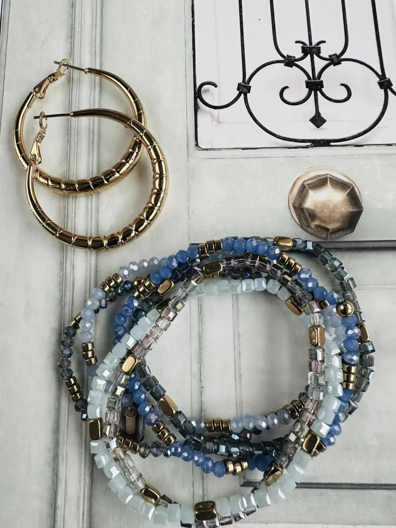 VIAMAJA Armbånd<Armbånd Merle – Blue mix 1.Stk