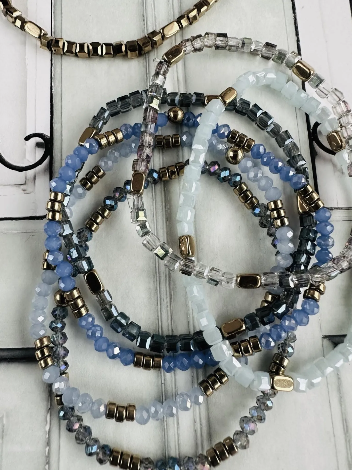 VIAMAJA Armbånd<Armbånd Merle – Blue mix 1.Stk