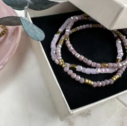 VIAMAJA Armbånd<Armbånd Merle – Lavendel mix 1.stk