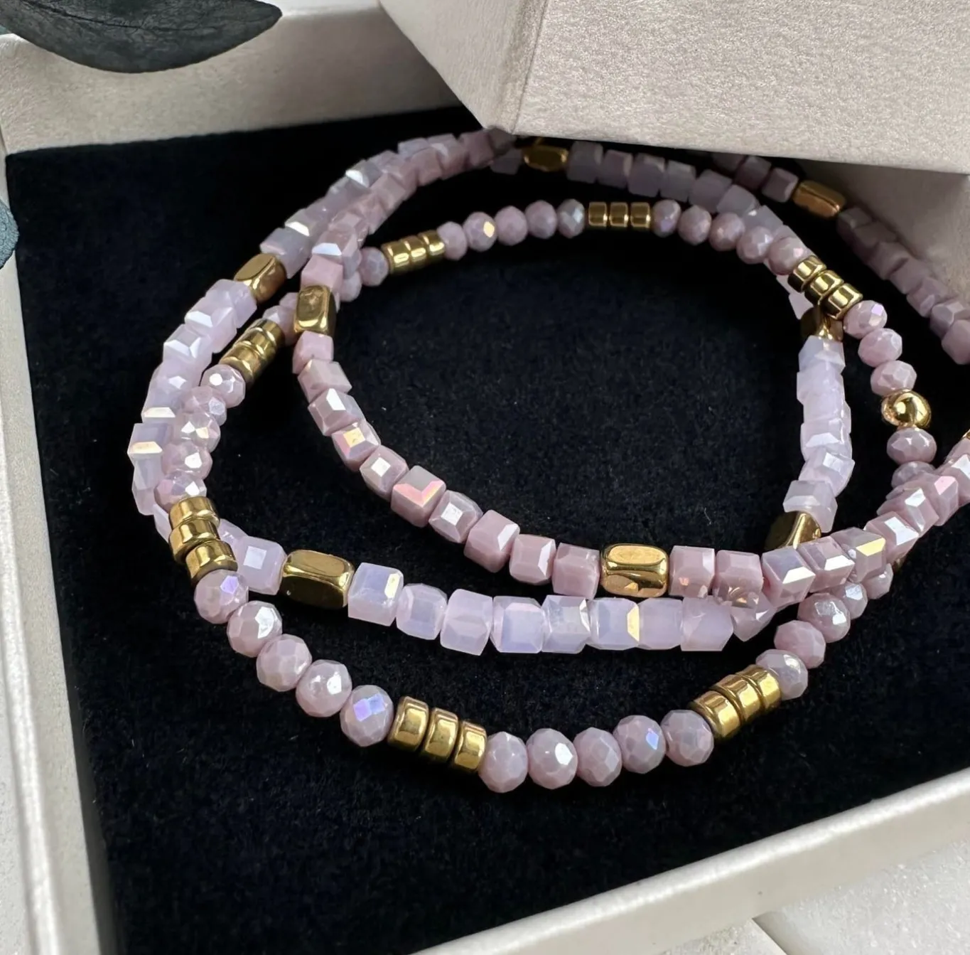 VIAMAJA Armbånd<Armbånd Merle – Lavendel mix 1.stk