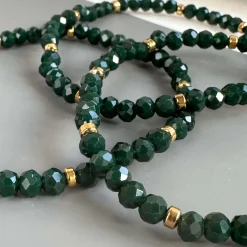 VIAMAJA Armbånd<Armbånd Merle Forest Green - Sæt med 3 stk