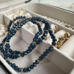 VIAMAJA Armbånd<Armbånd Merle Havblå - Sæt med 3 stk
