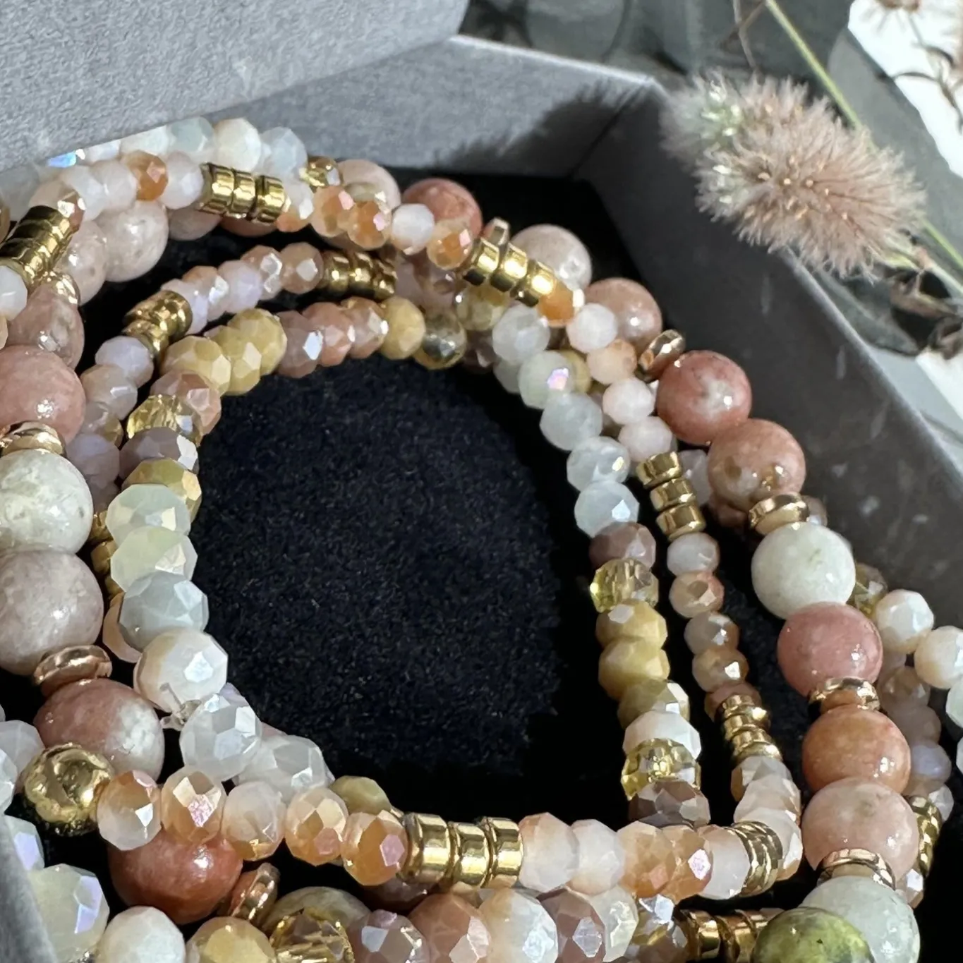 VIAMAJA Armbånd<Armbånd MICHELLE Natur – Sæt med 5 armbånd