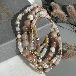 VIAMAJA Armbånd<Armbånd MICHELLE Natur – Sæt med 5 armbånd