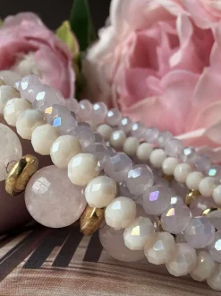VIAMAJA Armbånd<Armbånd MICHELLE Soft Rose / Mix - 5 stk