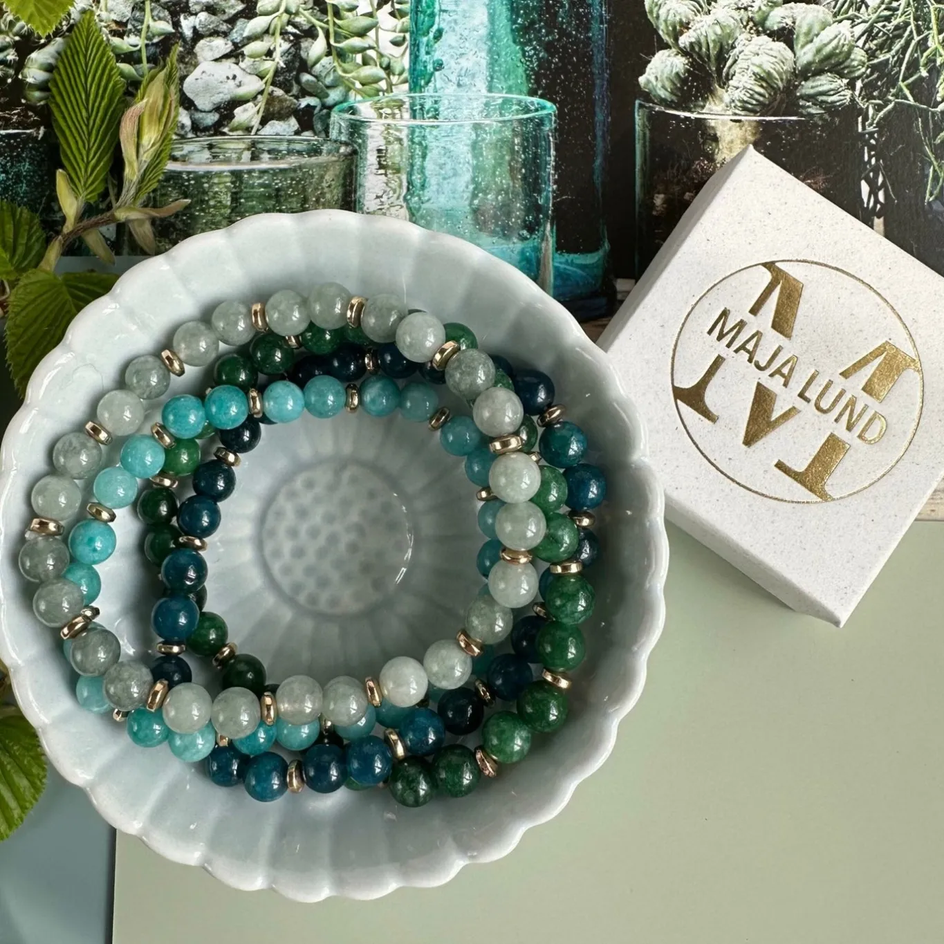 VIAMAJA Armbånd<Armbånd Mollie – Green mix