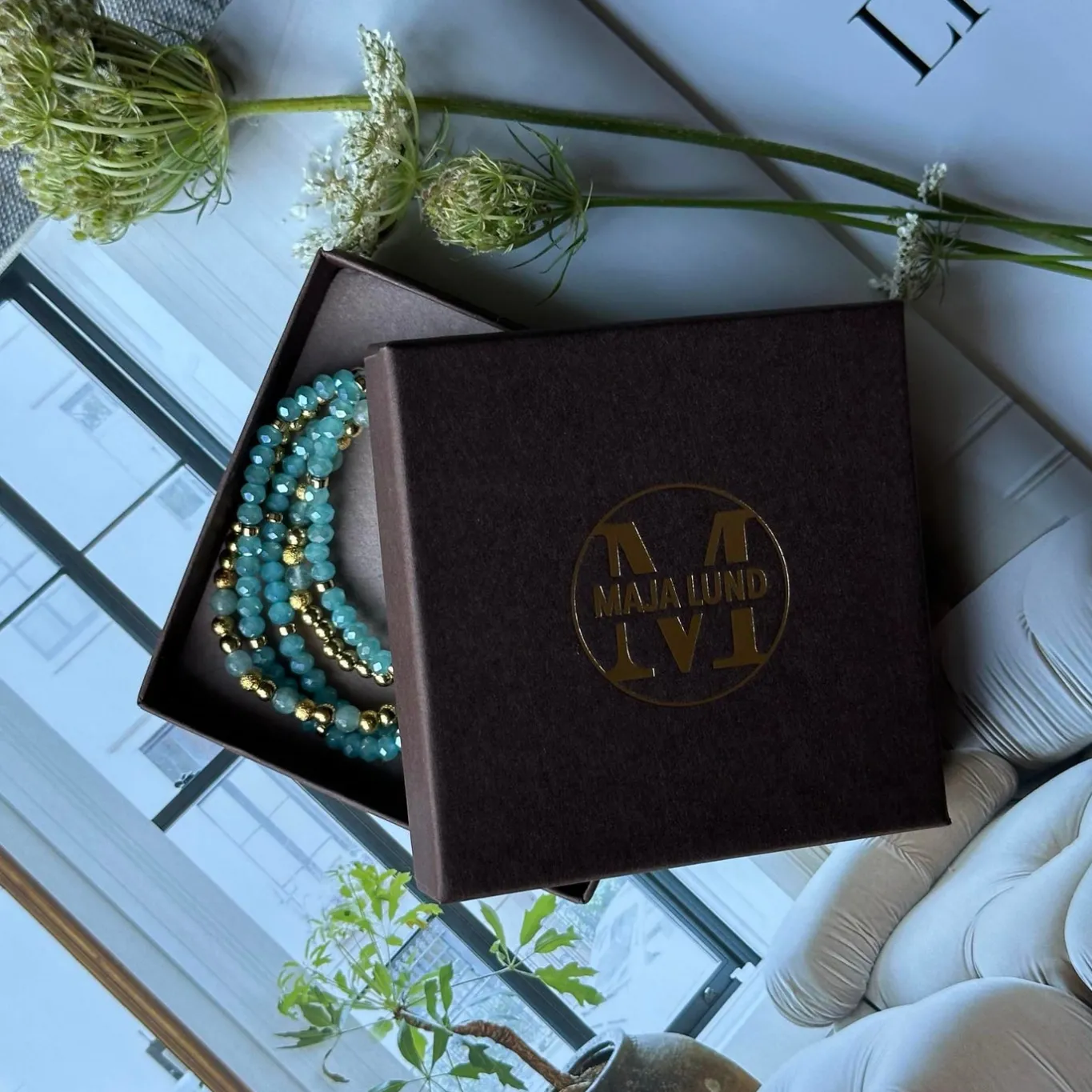 VIAMAJA Armbånd<Armbånd Ofelia Aqua - Sæt med 5 armbånd